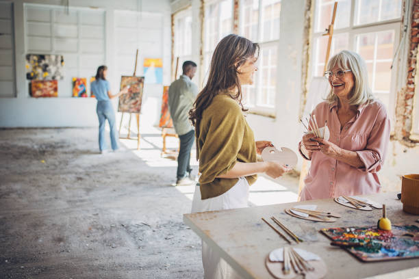 istock Creative painting class at art school 2154049682