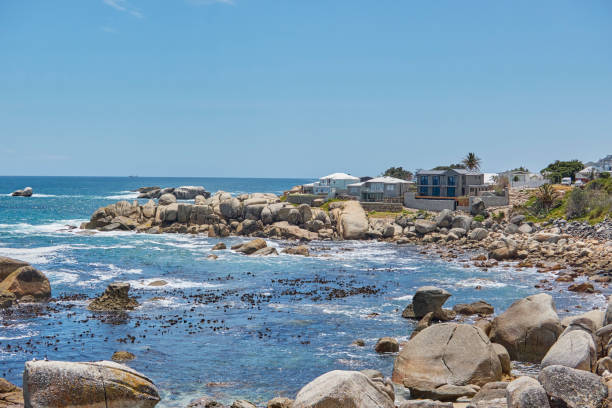 istock Beautiful rocky coastline - close to Cape Town 2154065265
