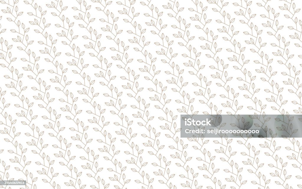 Basic Plant Pattern Simple Plant Pattern Stock Illustration - Download Image Now - Antique ...