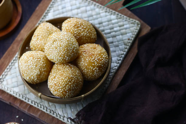 istock Sesame seeds ball cake 2154076540