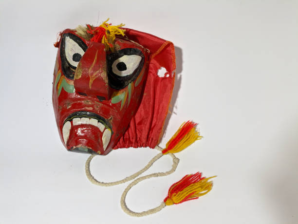 istock Wooden penthul mask 2154079485