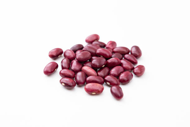 istock Red kidney beans on a white background. 2154082881