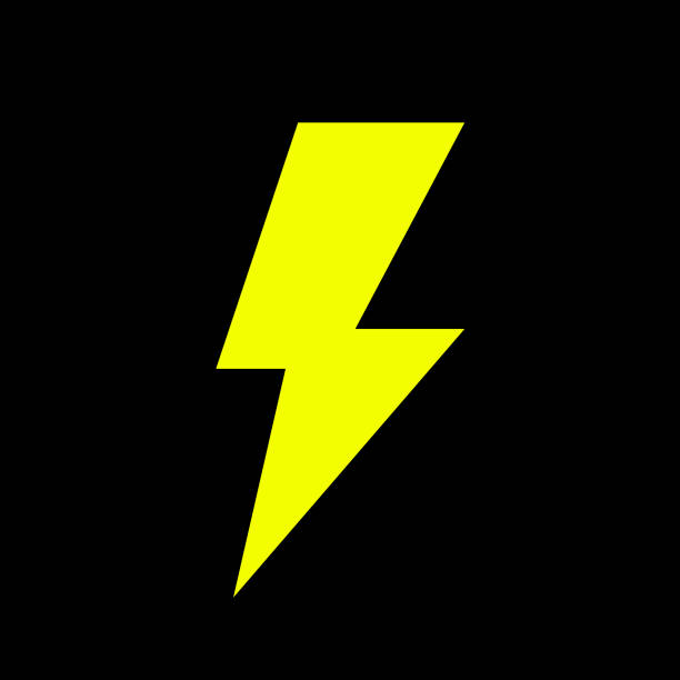 istock high voltage icon sign, Attention, battery, charge, danger, electric, electricity, energy, power icon eps vector 2154090499