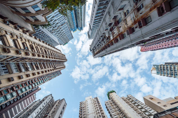 Free picture: buildings, complex, skyscrapers, high, perspective ...