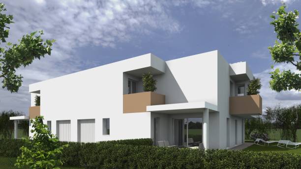 istock 3D modeling of a residential building with different colors 2154094889