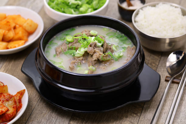 istock gomtang, Korean beef soup 2154097522