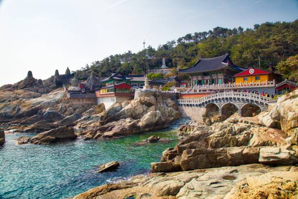 istock Seaside temple in Busan, Korea 2154104496