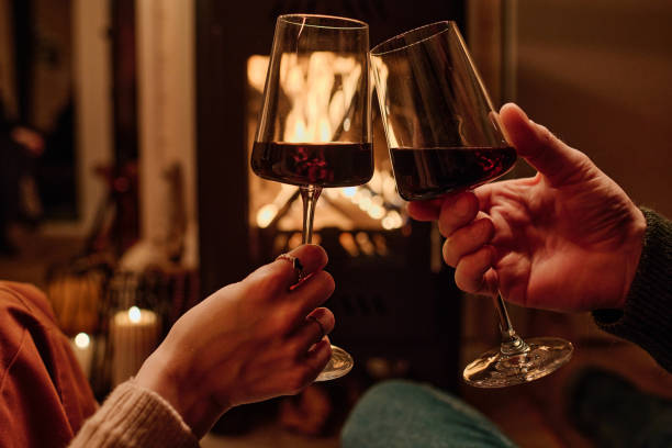istock Unrecognizable Couple Having Date Indoors 2154110924