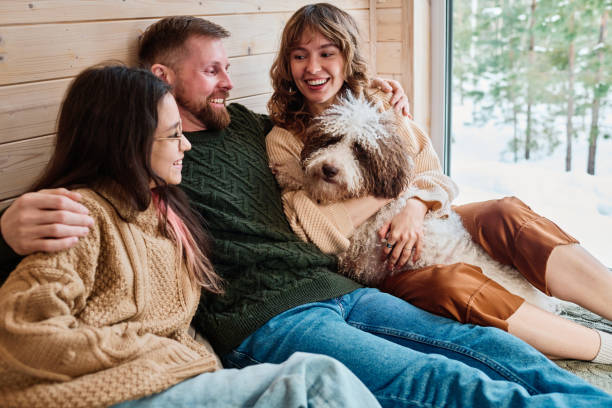 istock Family Relaxing At Home On Winter Day 2154114489