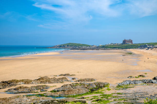 istock Vast sandy Fistral Beach in Newquay 2154117919