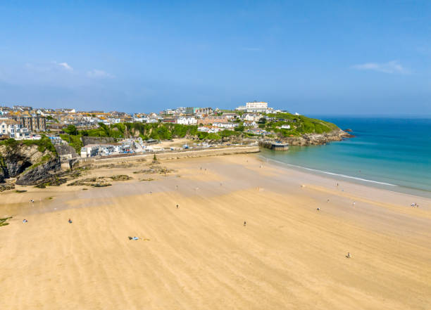 istock Vast sandy Fistral Beach in Newquay 2154118931