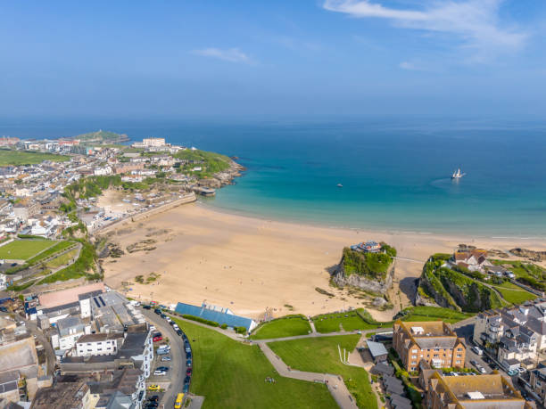 istock Sandy Towan Beach in Newquay 2154119263