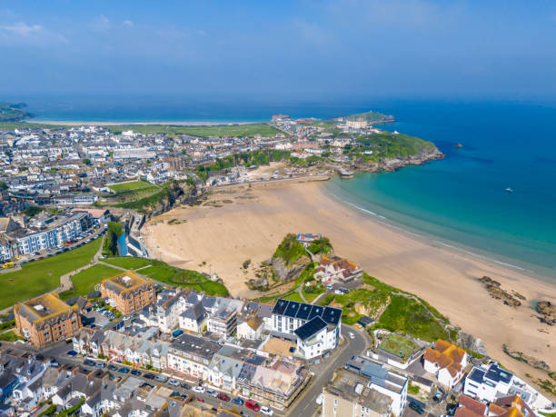 istock Sandy Towan Beach in Newquay 2154119267
