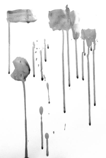 istock abstract watercolour aquarelle art hand paint on white background. watercolour paint drop stains 2154120794