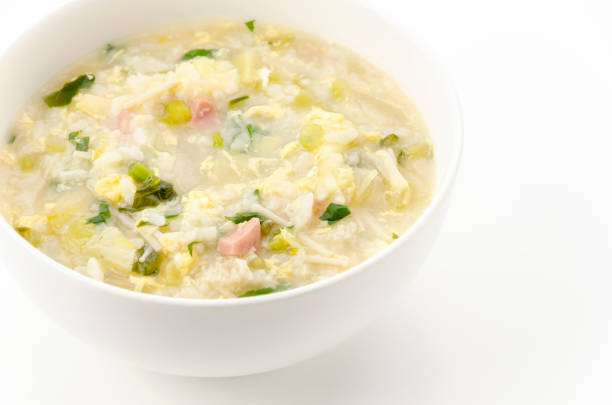 istock Japanese food, Ojiya (rice porridge with vegetables and luncheon meat) 2154127776
