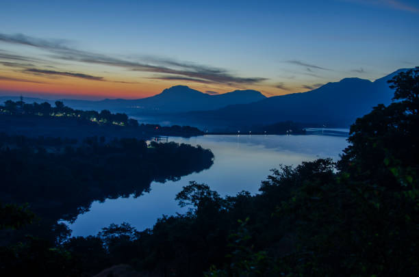 istock Colorful serene tranquil and peaceful landscape 2154129952