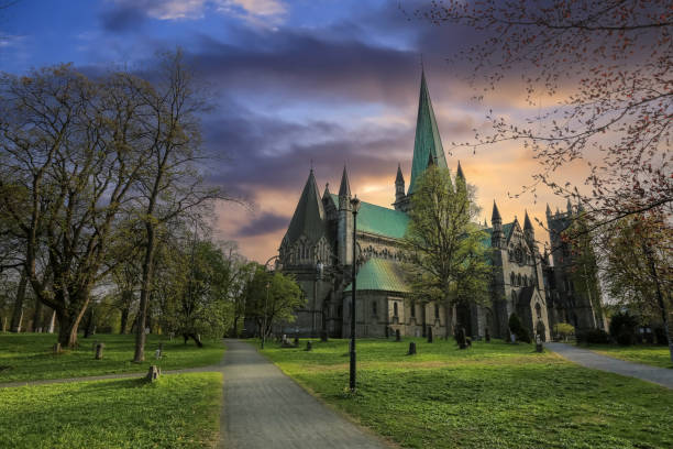 istock The cathedral Nidarosdomen, Trondheim 2154135430