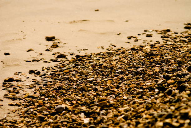 Beach, pebbels and coastline at Milford on Sea, Hampshire, England
