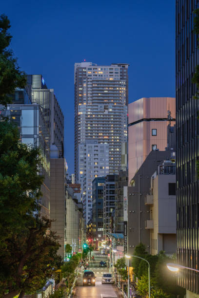 istock Tokyo Street, Minato, Japan 2154138203