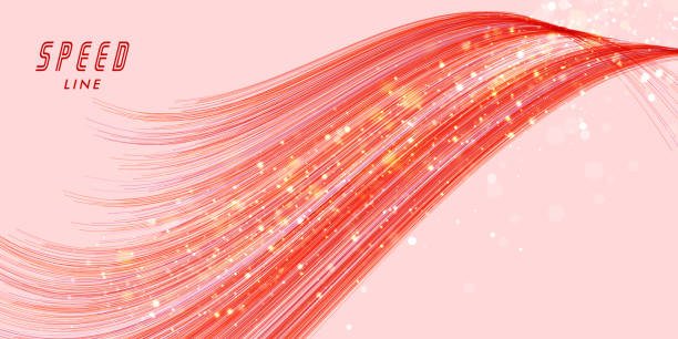 Free Stock Photo of Pink background with abstract colorful light trails ...