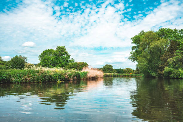 River Landscape in Stratford upon Avon, England