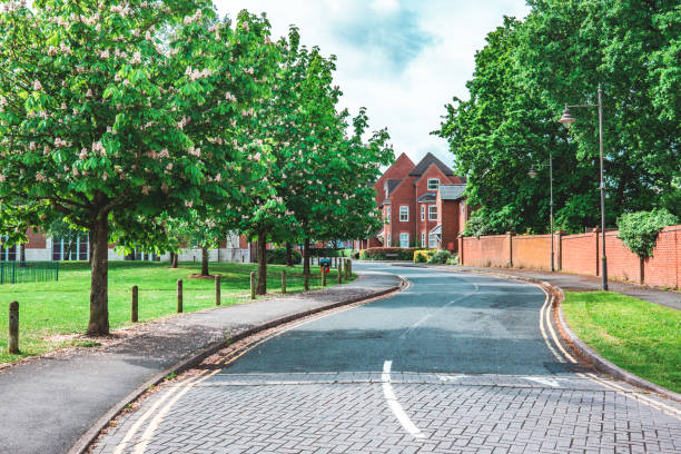 istock Brick Houses in a Typical English Town 2154143428