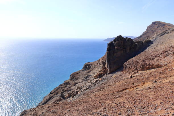 istock Desert mountain landscape surrounding Entallada lighthouse overlooking the ocean, Fuerteventura, Canary Islands, Spain, Atlantic, Europe 2154144650