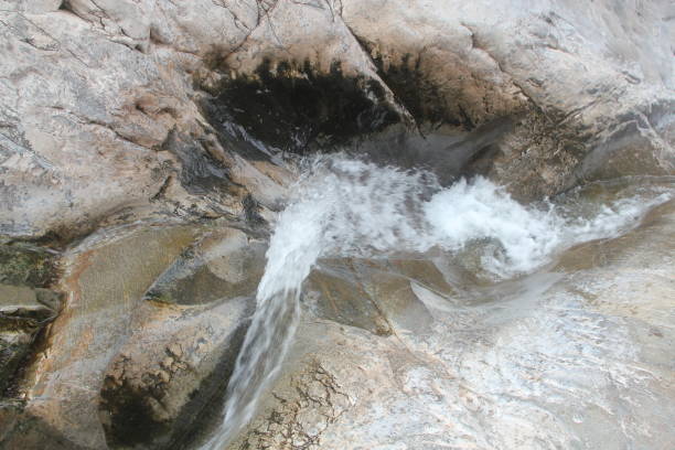 Waterfalls, streams and pools in Big Bend National Park, Texas