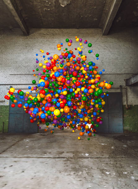 istock Vibrant Balloons Bring Life to Forgotten Space 2154152248