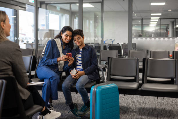 istock Passing The Time In The Airport 2154154514