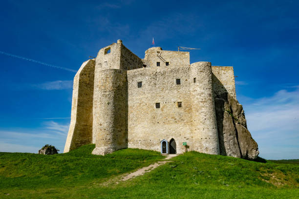 Poland, Mirow- 03.05.2024- old ruins of the castle in Mirow