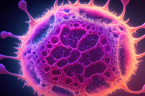 human cancer cell - câncer tumor - fotografias e filmes do acervo