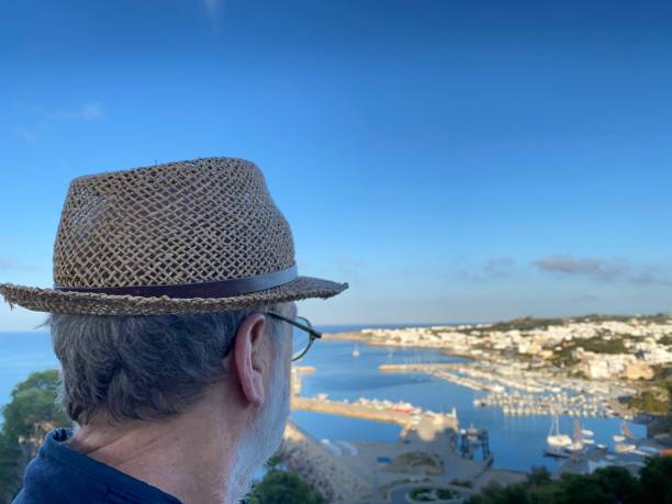 Man Enjoy Italian Vacation