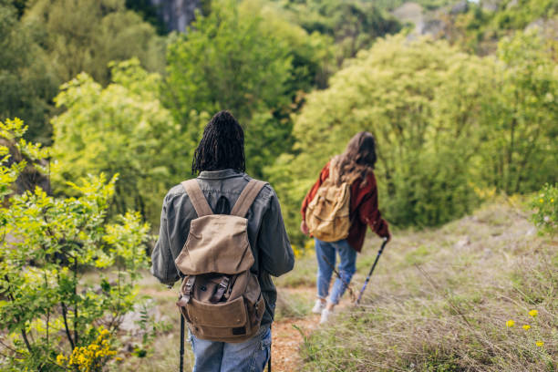 istock Diverse women enjoying a mountain trail hike 2154179875