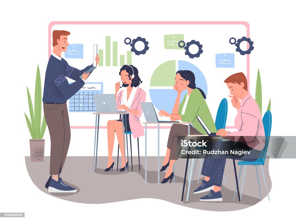 Training Activities Vector Corporate Training Vector Simple Stock Illustration - Download Image ...