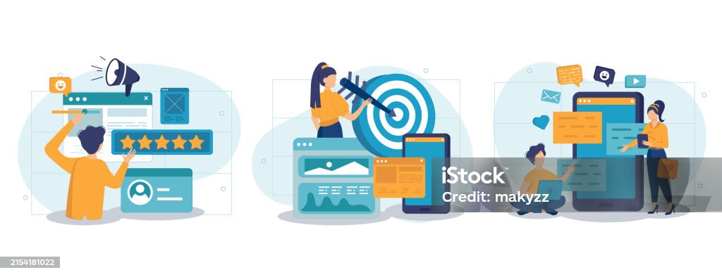 Customer Behavior Graphics Customer Behavior Analysis Abstract Concept Vector Illustration Set ...