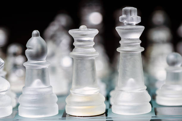 Chess King and Queen, symbolizing strategy, leadership, and clear thinking in business or decision-making