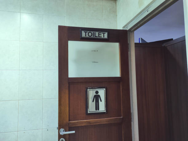 istock men's toilet in a building 2154182655