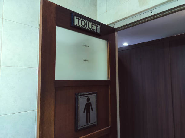 istock men's toilet in a building 2154182667
