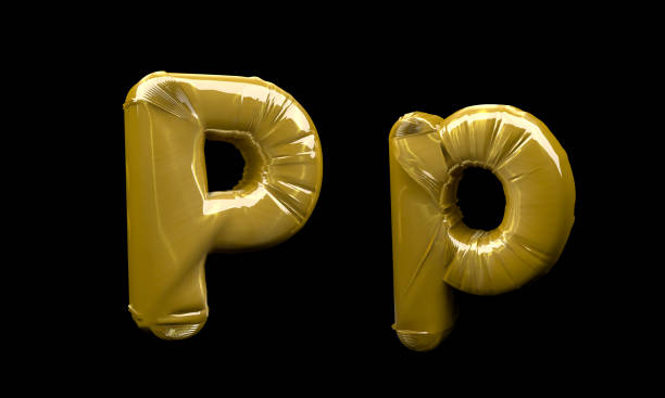 istock Golden Balloon Letters P 2154186152