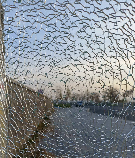 istock Detail of broken glass. 2154187952