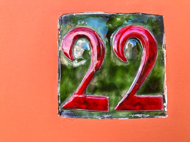 istock Paris, France: Vibrant Ceramic Street Address Tile: 22 2154188635