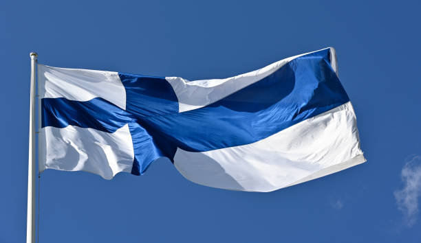 istock fluttering national flag of Finland 2154193296
