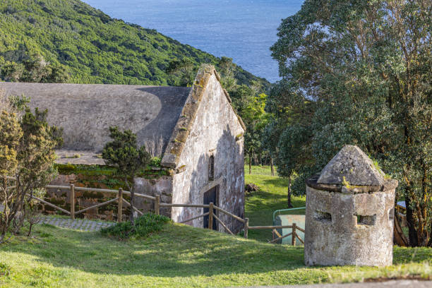 istock An old stone building on a hill on Terceira Island. 2154197389