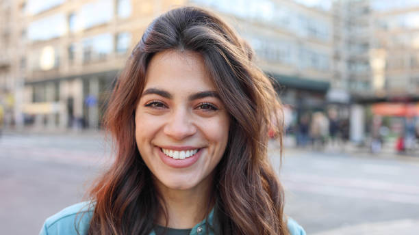 istock Beautiful Latin woman smiling and enjoying 2154199774