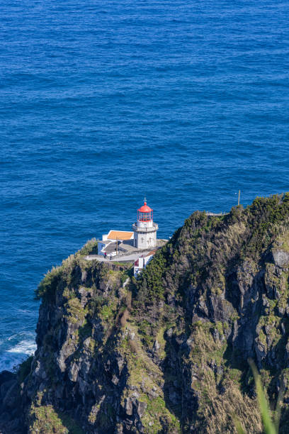 istock The Arnel Point Lighthouse on Sao Miguel Island. 2154201600