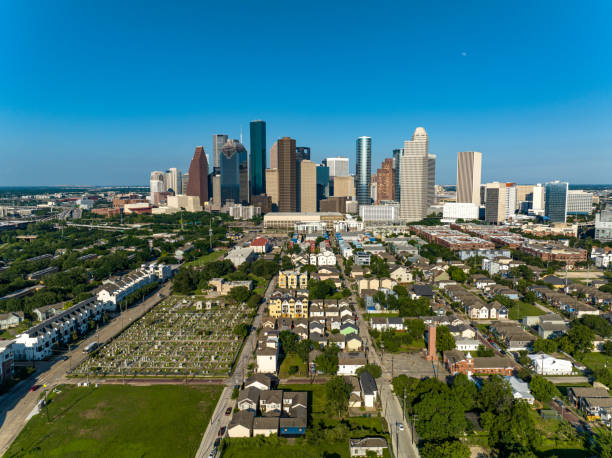 Downtown Houston, Texas aerial view