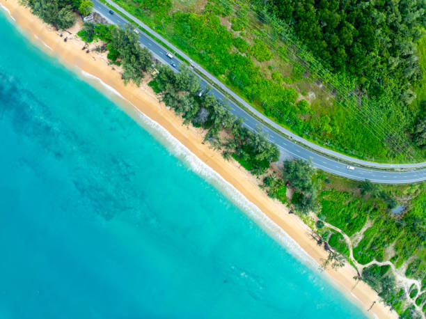 istock Top view Beautiful seashore in Phuket Thailand 2154210758