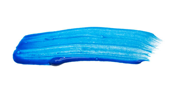 istock blue brush stroke isolated on white background 2154211789