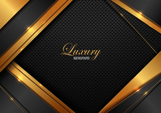 istock diagonal oblique lines realistic luxury black gold color background 49 2154226177